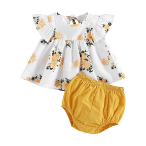 Conjunto Floral | 0-24 Meses