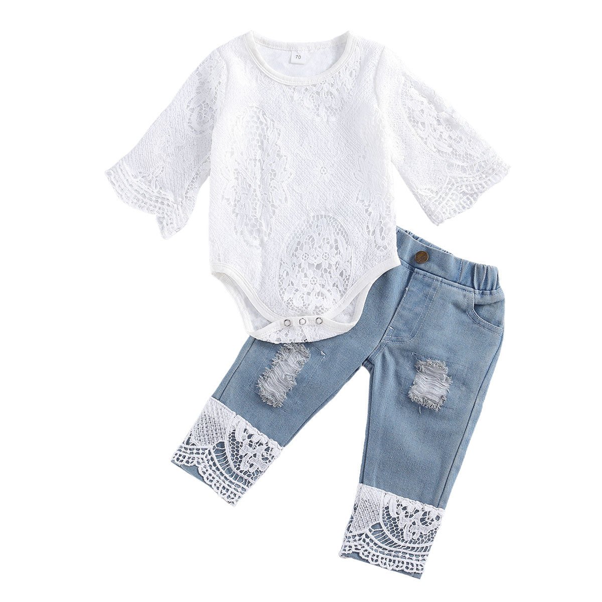 Conjunto Jeans 2Pçs | 0-24 Meses