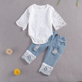 Conjunto Jeans 2Pçs | 0-24 Meses