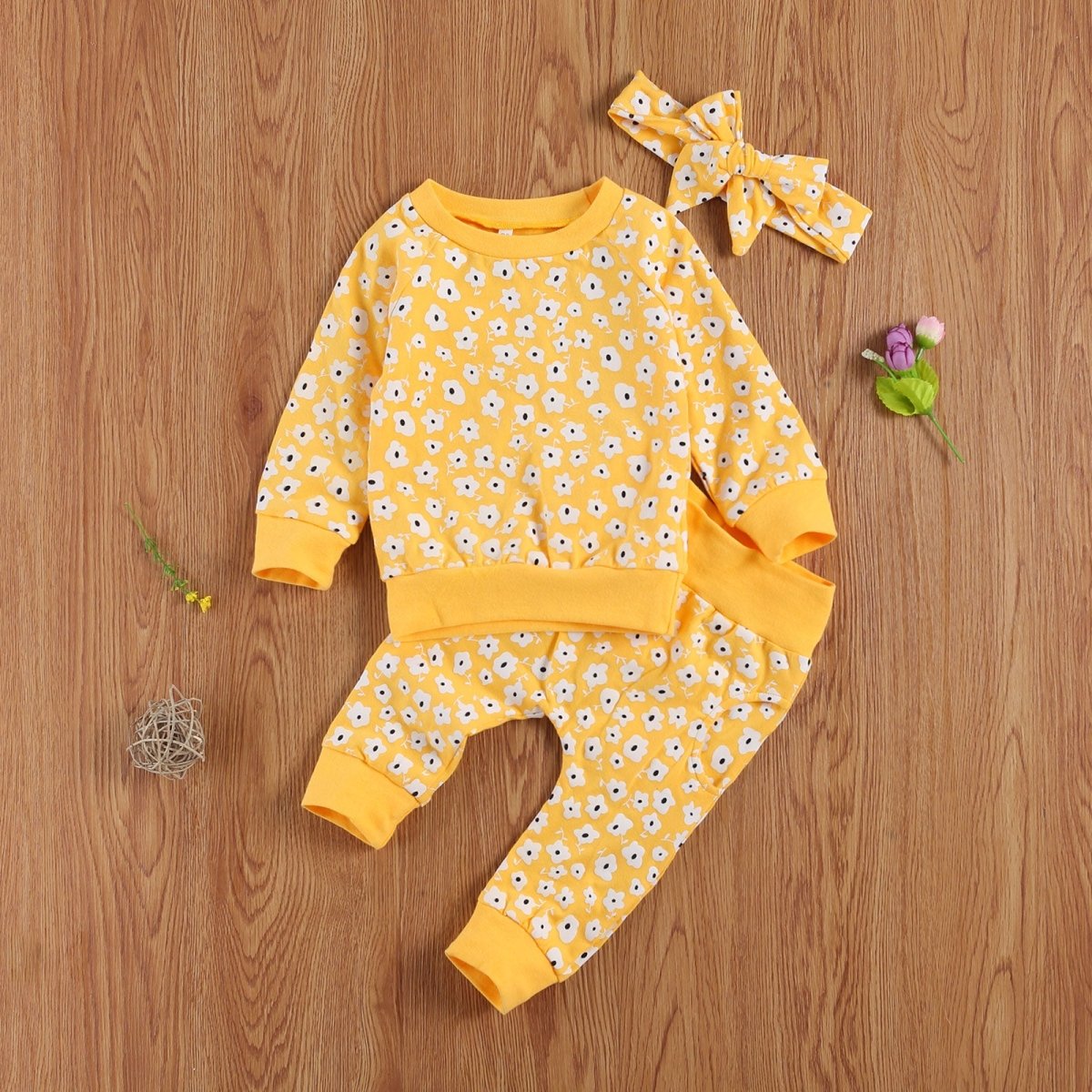 Conjunto Margarida Minimalista | 0-24 Meses