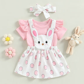 Conjunto Vestido Coelhinho | 0-18 Meses